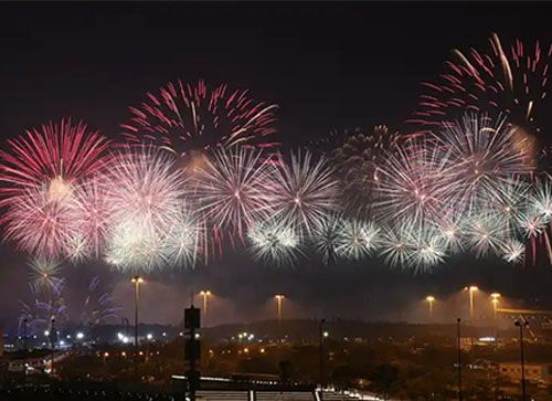 织金县焰火晚会